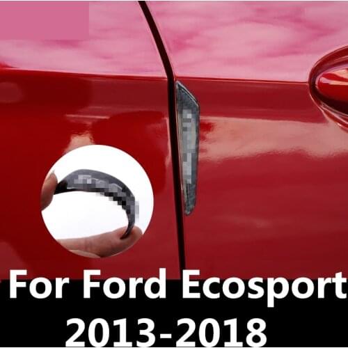For Ford Ecosport 2013-18 Waterproof Universal Car Door Side Protector Bumper Strips Decal Decorative Anti-Collision Bar Paste