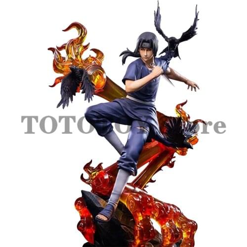 Naruto GK Action Figure Shippuden Anime Model Uzumaki Uchiha Itachi Figurine ABS 11inch 36CM Statue Collectible Toys Doll Figma