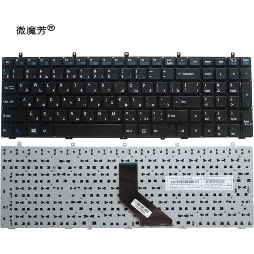 GZEELE RU New FOR CLEVO W370ET W350ET W370SK W350ST SK W355ST W370ST W355 W370 W670SC W670SR W350SS russian Laptop Keyboard RU