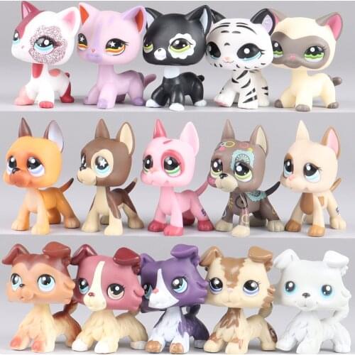 Hasbro Toys Littlest Pet Shop Q Pet House Shop Animal Dolls LPS Trendy Blind Box Dolls Girl Play House Toys Birthday Gift