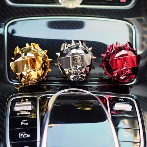 CDCOTN Creative Car Air Freshener Bulldog Perfume Auto Air Conditioner Outlet Fragrance Clip Aromatherapy Ornaments Decor Gift