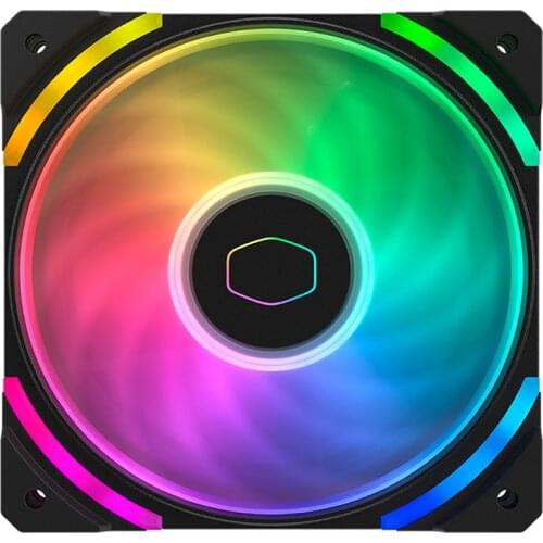 Cooler Master SF120M 120mm 4Pin PWM Computer Case CPU Cooler fan ARGB silence Water Cooling Replaces Fan