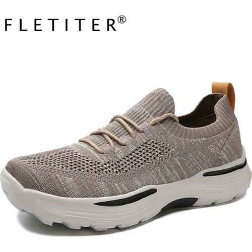 2021 Summer New Sneakers Mens Shoes Outdoor Hiking Comfort Mesh Breathable Male Footwear Non-slip Men Casual Shoes Big Size 48