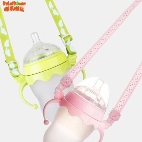 2pcs/Set Baby Feeding Bottle Plastic Handles Anti-lost Strap Holder for Comotomo