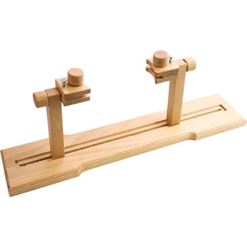 Adjustable Made of Organic Beech Wood Tapestry Cross Stitch Embroidery Frame Holder Table Hands-Free Stand Tools