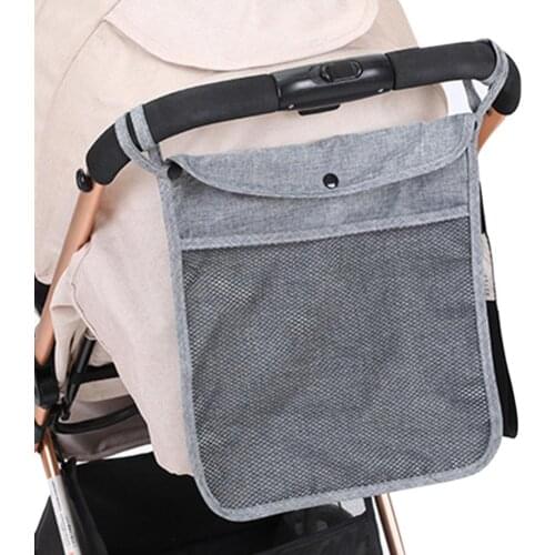 Newborn Baby Stroller Hanging Bag Pram Pushchair Mesh Hanging Bag Diaper Bottle Storage Organizer Accessories 34cm x 30cm