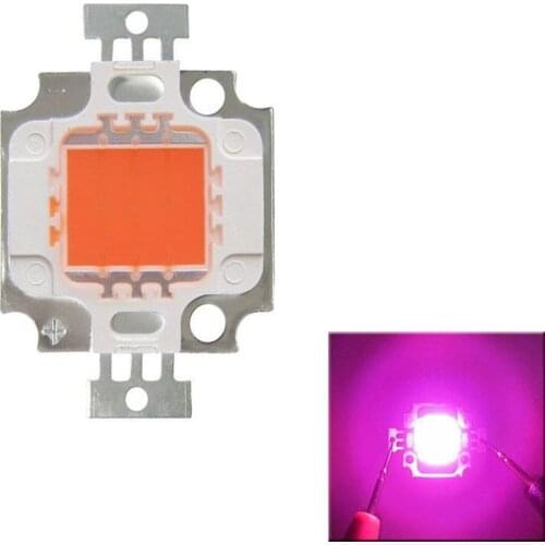 LED Chip Grow Light 10W Full Spectrum Pink Plant lights Diodes Growth Lighting Garden Flowering Hydroponics System 9-12V 900mA