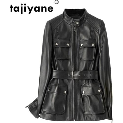 Tajiyane Genuine Leather Jacket Women Female Clothes Sheepskin Coat 2020 Coats and Jackets Women Spring Autumn D9526Q01 WPY474