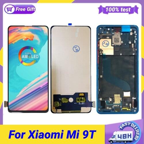 6.39" Original AMOLED for Xiaomi Mi 9T Pro Mi 9t Mi9t LCD Redmi K20 Pro LCD Display Touch Screen Digitizer Assembly Repair Parts