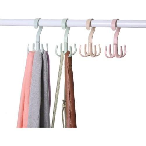 1pcs Plastic Home Storage Organization Hooks Bedroom Hanger Clothes Hanging Rack Holder Hooks for Bags Towel