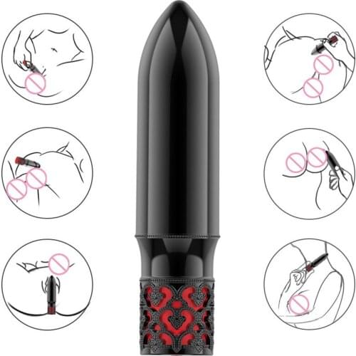 10 Frequency Mini Cheap Bullet Vibrator Dildo Vibrator Clitoral Stimulation G-Spot Vagina Clitoris Sex Toys For Female Black