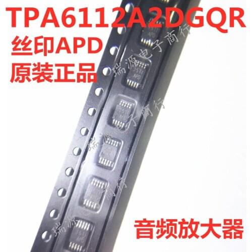 100% New&original TPA6112A2DGQR TPA6112A2 Marking::APD MSOP10