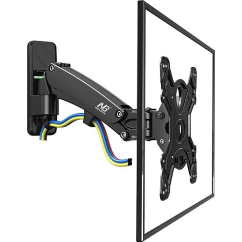 NB F350 Aluminum Gas Spring 40"-50" LCD LED TV Wall Mount Full Motion Monitor Holder Arm Loading 17.6-35lbs (8-16kgs)