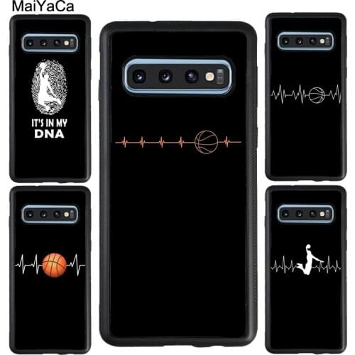 MaiYaCa Basketball Heartbeat Case For Samsung Galaxy S20 S10 S9 Plus A11 A20e A21S A51 A71 A40 A50 A70 Note 20 Ultra