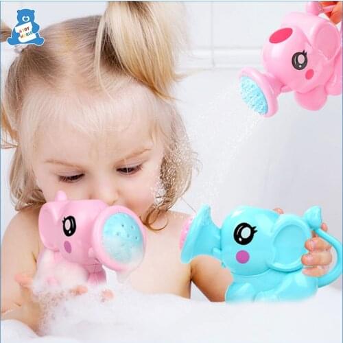Kids Bath Toy Plastic Elephant Watering Can Swimming Water Toys Water Beach Toys Sprinkler Kit For Children Shower Game Gifts