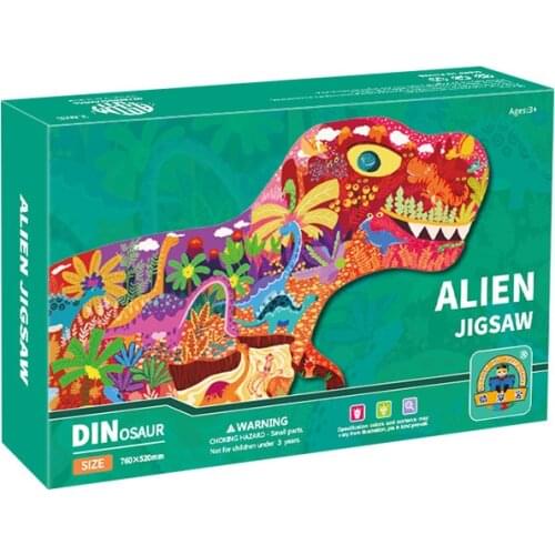 Children Educational Toys Jigsaw Puzzle Dinosaur Children Panda Elephant Early Young Education Jigsaw Puzzle Toy Learning