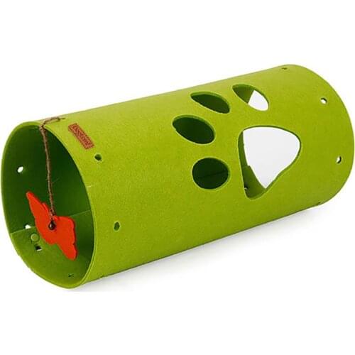 DIY Cat Tunnel Toys Outdoor Cats Training Toy Stitching For Cats Katten Interactive Foldabe Tunnel Tubes Pet Toy