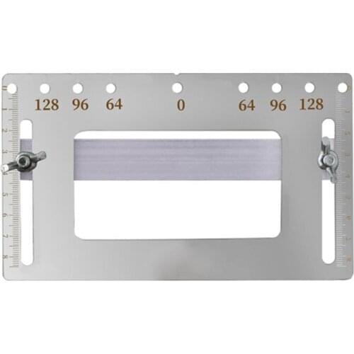 Stainless Steel Door Furniture Handle Punch Locator Template Gauge Drill Guiding 517A