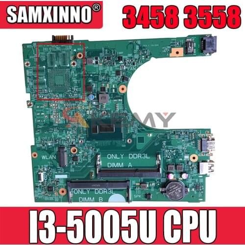 Akemy I3-5005U FOR Dell Inspiron 3458 3558 Motherboard 14216-1 1XVKN CN-0MY4NH MY4NH Mainboard 100% tested