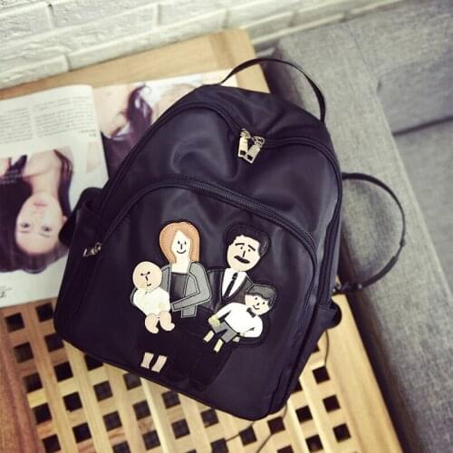 Fashion mummy bag backpack baby nappy bag bulk mom bag Korean mother ultralight backpacking