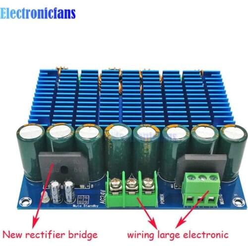 Ultra High Power Digital Amplifier Module AC 24V Stereo TDA8954TH Dual Chip 2x420W XH-M252 Digital Power Amplifier Board