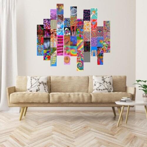 50pcs Anime Wall Art Collage Kit Indie Modern Minimalist Style Aesthetic Pictures Posters Cute Photo Teenage Girls Room Decor