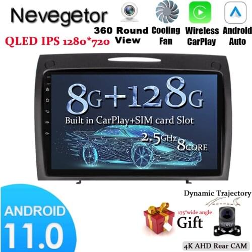 Receiver Android 11 Stereo Multimedia Player For Mercedes Benz SLK R171 W171 2000 2001-2011 Support carplay BT GPS navigation