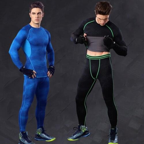 Professional Mens Sport Tight Pants stretch Active pants Elastic Compression trousers Fitness sweatpants Bodybuilding Leggings
