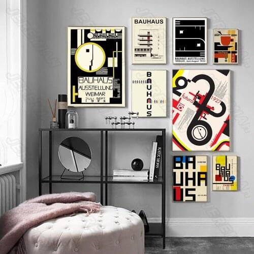Retro Abstract Letter Poster Nordic Style Wall 1Pcs Canvas Canvas Print Painting Modern Living Room Decoration
