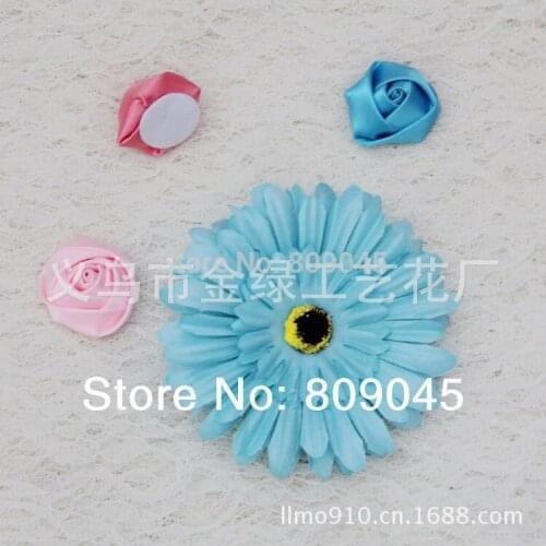 Min order $10)Colorful flower hairband for women/girl ponytail holder elastic hair band ties hair accessory -HB20--10pcs/lot