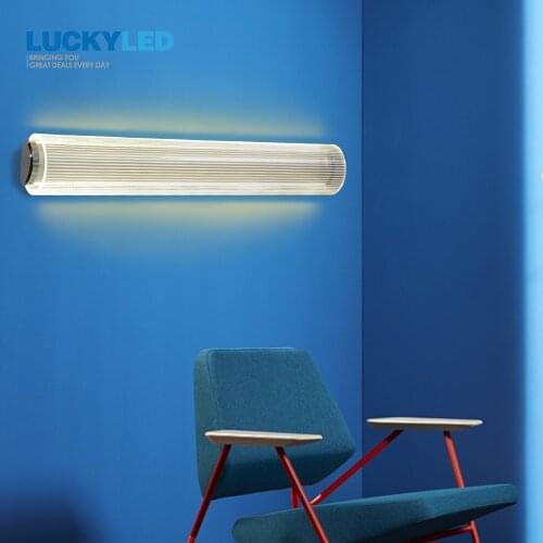 LUCKYLED Acrylic Wall Sconce 8W 12W Led Wall Light Fixture AC85-265V Wall Lamp for Living Room Bedroom Mirror Light for Bathroom