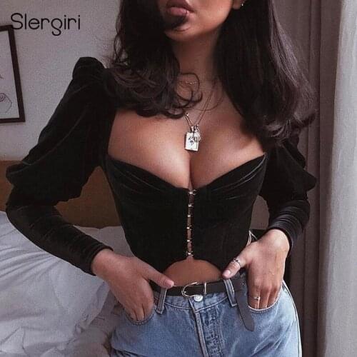 Slergiri Black Blouses