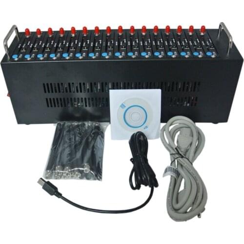 Universal Modem Gprs 16 Port gsm gprs Modem Pool for send SMS MMS and Mobile Recharge with Q24PLUS Module Support STK