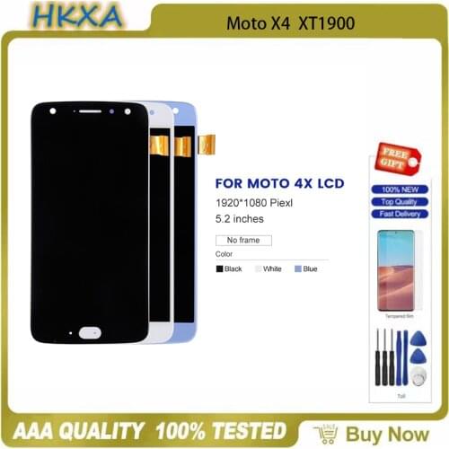 Dinamico For MotoRola Moto X4 XT1900 Lcd With Touch Screen X 4th Gen Display Digitizer Assembly Free Shipping+Tools