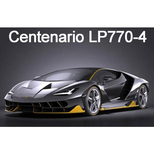 1:32 Lambor LP770-4 Centenario Diecast Alloy Car Model Metal Body With Light Racing Car Toys 3 Doors Opened For Children Gifts