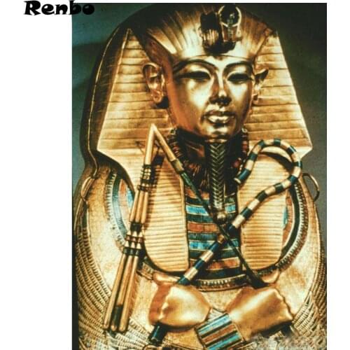 5d diamond painting egyptian pharaoh 3d picture of rhinestones diamond mosaic puzzles full square round diamond embroidery sale