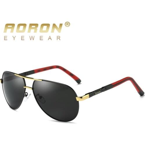 AORON Brand Polarized Sunglasses Men New Fashion Eyes Protect Sun Glasses With Accessories Unisex driving goggles oculos de sol