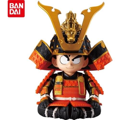 Bandai Dragon Ball Young Son Goku Samurai Armor Anime Character Scenery Figure
