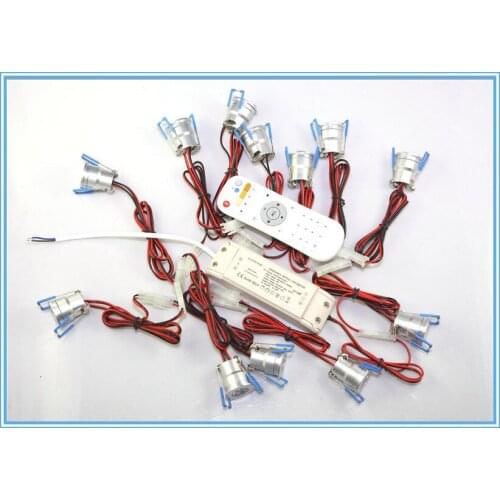 Free Shipping 3W Mini LED Downlight (12pcs/lot) Warm, Cold White Spotlight Dimmable Mini LED Puck Light Buried Lamps AC85-265V