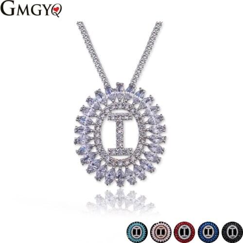 GMGYQ Long Necklaces Fashion 2018 Joyeria De Acero Inoxidable Letter Necklace Best Friends Pendant Gifts For Women