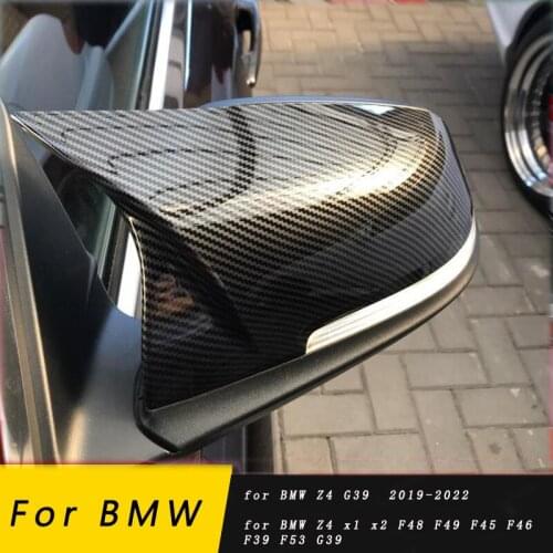 For BMW Z4 G39 Car Rear View Side Wing Mirror Cap Carbon Fiber Pattern x1 x2 F48 F49 F45 F46 F39 F53 G39 2019 2020 2021 2022