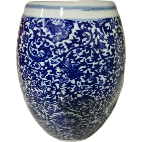 Chinese Jing Dezhen Blue And White Porcelain Vase