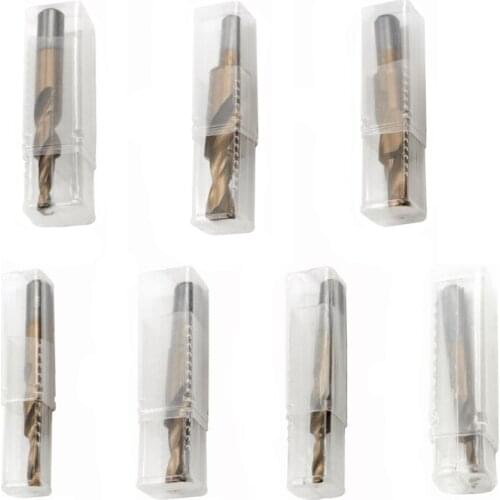 M3 M4 M5 M6 M8 M10 M12 HSS Step Drill Bits M35 High Speed Steel Twist Ladder