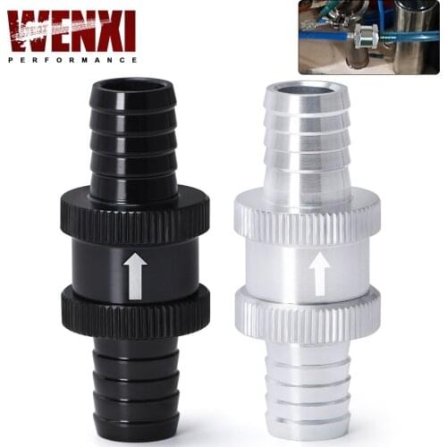 9/16" 14mm Non Return One Way Fuel Check Valve Aluminium Alloy Petrol Diesel WX-FCV14