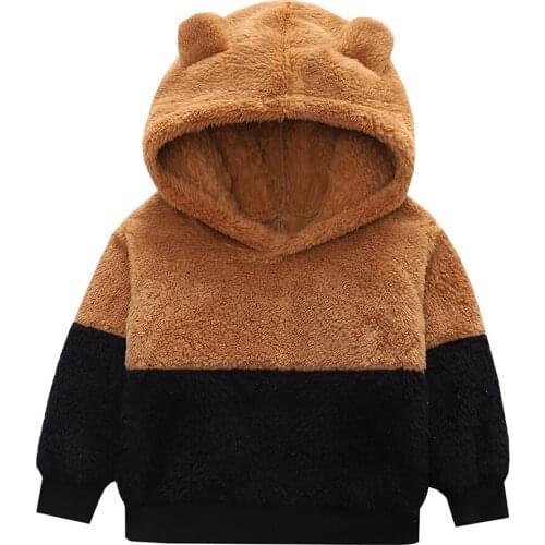 New 2021 autumn winter kids clothes Thick Plus velvet girls sweater kids knit sweater cute hair ball pullover baby girl clothes