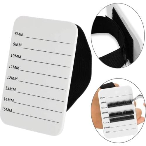 Eyelash Extension Stand Holder Lash Palette With Belt For Eyelash Makeup Tools Plate Base Eyelashes Extension Supplies