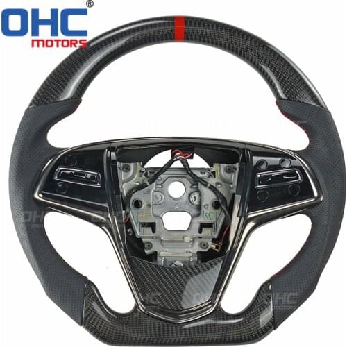 Carbon Fiber Steering Wheel for Cadilac ATS OHC Motors