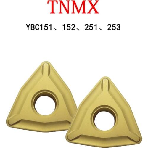 TNMX TNMX1106-2 YBC151 TNMX1509-2 YBC251 TNMX160404-WGF YBC152 TNMX240715 YBM151 Metal Cutters Turning Inserts 10PCS Lathe Tools