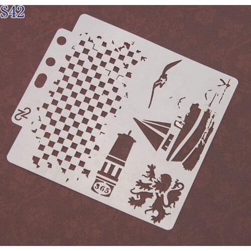 Ship Layering Stencils graffiti hand copied board hollowed out photo album graphic spray painting tool