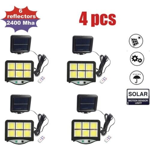 Newest Solar Power Street Light 120/100LED PIR Motion Sensor Lamps Outdoor Street Waterproof Wall Lights Garden Security Lamp re